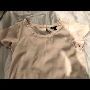 Banana Republic Pale Pink Short Sleeve Blouse